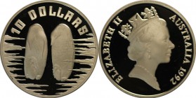 Weltmünzen und Medaillen, Australien / Australia. 10 Dollars 1992, Silber. 0.6OZ. Polierte Platte