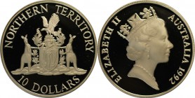 Weltmünzen und Medaillen, Australien / Australia. 10 Dollars 1992, Silber. 0.6OZ. Polierte Platte