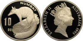 Weltmünzen und Medaillen, Australien / Australia. 10 Dollars 1995, Silber. 0.6OZ. Polierte Platte