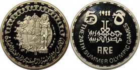 Weltmünzen und Medaillen, Ägypten / Egypt. 5 Pound 1988, Silber. 0.41 OZ. Polierte Platte