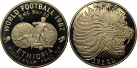 Weltmünzen und Medaillen, Äthiopien / Ethiopia. 20 Birr 1974, Silber. 0.69 OZ. Polierte Platte