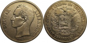 Weltmünzen und Medaillen, Venezuela. Gram 25 1935, Silber. 0.72 OZ. Stempelglanz