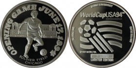 Weltmünzen und Medaillen , Vereinigte Staaten / USA / United States. Medaille 1994, Silber. Polierte Platte, Zertifikat.