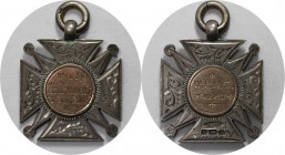 Medaillen und Jetons, Hundesport / Dog sports. "W.P.K.C. Show Dek.04". Medaille 1904. Silber (26mm) / Gold (13mm). Vorzüglich