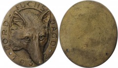 Medaillen und Jetons, Hundesport / Dog sports. "Ford-Fuchs Jagd 1932". Medaille 1932. Sehr schön-vorzüglich