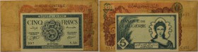 Banknoten, Algerien / Algeria. 5 Francs 16.11.1942 P.91, 10 Dinars 1970 P.127. I, IV