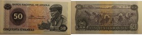 Banknoten, Angola. 50 Kwanzas .11.11.1976. P.110. II
