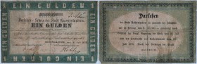 Banknoten, Deutschland / Germany. Allemagne. Kaiserslautern Stadt. Darlehenscheine. Billet. 1 Gulden 31.7.1870. N° 4817. 3 signatures manuscrites. Pic...