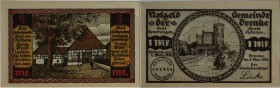 Banknoten, Deutschland / Germany. Notgeld Drenke (Westfalen / Nordrhein-Westfalen). 1 Mark 05.11.1921-01.03.1922. G/M 287.1. I-II