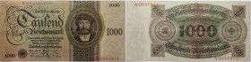 Banknoten, Deutschland / Germany. Reichsbark ( 1924-1945). 1000 Reichsmark 11.10.1924. Pick 179. II-III
