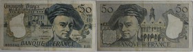 Banknoten, Frankreich / France. 50 Francs 1980. P.152. II