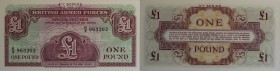 Banknoten, Großbritannien / Great Britain. 1 Pound (1962). 4.Series P.36a. I