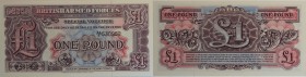 Banknoten, Großbritannien / Great Britain. 1 Pound (1948). 2.Series. P.22. I
