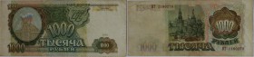 Banknoten, Russland / Russia. 1000 Rubel 1993. P.257. I