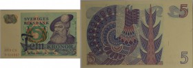 Banknoten, Schweden / Sweden. 5 Kronor 1979. P.51. I