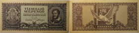 Banknoten, Ungarn / Hungary. MAGYAR NEMZETI BANK. 10 000 000 Pengö 1946. P.123. II