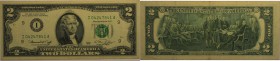 Banknoten, USA / Vereinigte Staaten von Amerika, Federal Reserve Bank Notes. 2 Dollars 1976. Sehr schön