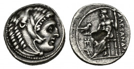 (Silver 4.09 g.17mm) Kingdom of Macedon, Philip III Arrhidaios AR Drachm. Sardes, 323-319 BC.
Struck under Menander or Kleitos, in the types of Alexa...