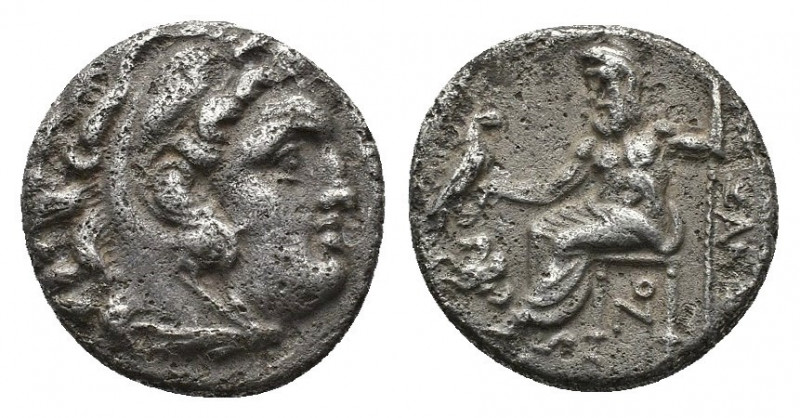 (Silver. 4.02g. 17mm) Kingdom of Macedon. Alexander III 'the Great' AR Drachm. c...