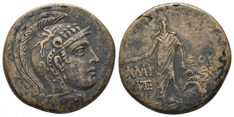 (Bronze.19.13.g. 30mm) PONTOS. Amisos. Time of Mithradates VI Eupator 120-63 BC....