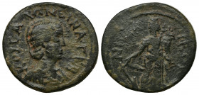 BITHYNIA, Nicaea AE25 (Bronze, 7.01g, 25mm) Salonina (Augusta, 254-268)
Obv: KOP CAΛΩNEINA CEB - Diademed and draped bust right.
Rev: NIKAIEΩN - Tyc...