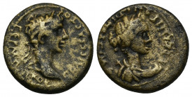 PHRYGIA, Aezani AE17 (Bronze, 3.71g, 17mm) Caligula (37-41), Magistrate: Praxime (without title) 
Obv: Γ ΚΑΙϹ ϹƐΒΑϹΤΟϹ ΓƐΡΜΑΝΙΚΟϹ; laureate head of C...