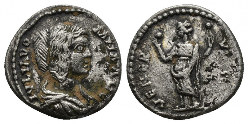 Julia Domna (Augusta, 193-217) AR Denarius (Silver, 3.14g, 17mm) Emesa, 193-196....