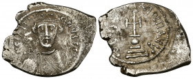 Heraclius, with Heraclius Constantine, 610-641. Hexagram (Silver, 6.63g, 30mm), Constantinopolis, 615-638. 
Obv: d N ҺЄRACLIЧS ЄT ҺЄRA CONSTA - Herac...