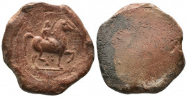 Terracota Tessera (Terracota, 6.33g, 30mm) III BC - III AD cent.