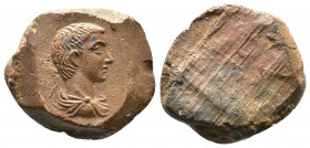Terracota Tessera (Terracota, 1.96g, 21mm) III BC - III AD cent.