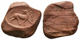 Terracota Tessera (Terracota, 1.72g, 22mm) III BC - III AD cent.