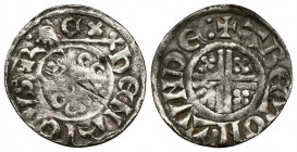 ENGLAND, Plantagenet Kings. John. As King (1199-1216) AR penny (Silver, 1.40, 20mm) London mint, ca. 1215-1217. Abel, moneyer. 
Obv: HENRICVS REX - c...