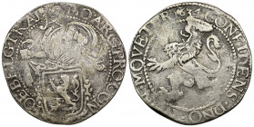 Netherlands, Utrecht 1634 AR Daalder (Silver, 26.59g, 41mm)
Obv: MO ARG PRO CONFOE BELG TRAI Knight and arms 
Rev: CONFIDENS DNO NON MOVETVR 1632 - ...