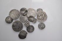 14 medieval silver coins (Silver, 40.00g)