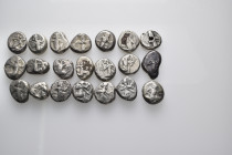 21 Greek silver coins (Silver, 106.82g)