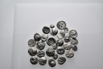 29 Silver Greek coins. (Silver. 23.69g.
