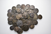 56 Roman imperial bronze coins (Bronze, 163.00g)