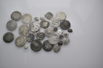 31 medieval silver coins (Silver, 40.99g)