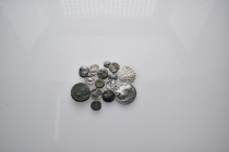 15 ancient coins ((12 silver, 3 bronze, total weight: 17.81g)