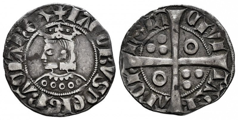 The Crown of Aragon. Jaime II (1291-1327). Croat. Cataluña. (Cru-337). Ag. 3,12 ...