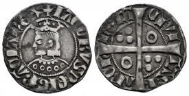 The Crown of Aragon. Jaime II (1291-1327). Croat. Cataluña. (Cru-337). Ag. 3,12 g. VF. Est...150,00. 

Spanish Description: Corona de Aragón. Jaime ...