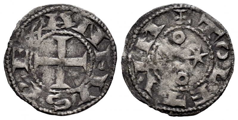 Kingdom of Castille and Leon. Alfonso VI (1073-1109). Dinero. Toledo. (Bautista-...