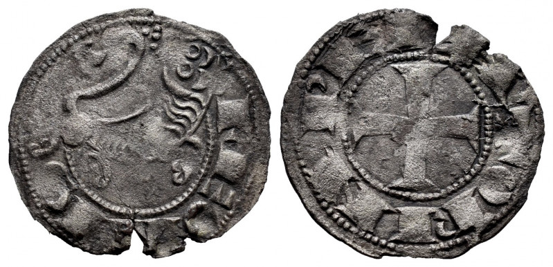 Kingdom of Castille and Leon. Alfonso VII (1126-1157). Dinero. (Bautista-109). V...