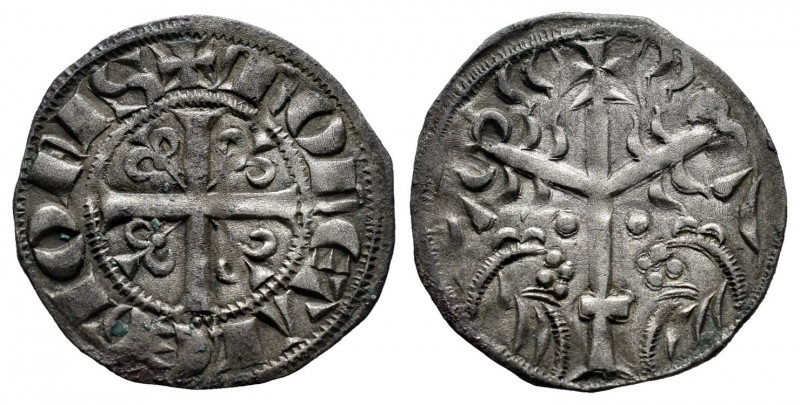 Kingdom of Castille and Leon. Fernando III (1217-1252). Dinero. Leon. (Bautista-...
