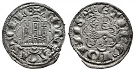 Kingdom of Castille and Leon. Alfonso X (1252-1284). Noven. Cuenca. (Bautista-397). (Imperatrix-A10:11:14). Ve. 0,67 g. Bowl with basis below castle. ...