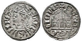 Kingdom of Castille and Leon. Sancho IV (1284-1295). Cornado. Sevilla. (Bautista-432). Ve. 0,77 g. Star and S on both sides of the castle´s cross. Cho...