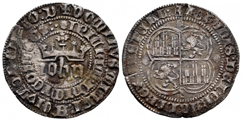 Kingdom of Castille and Leon. Juan I (1379-1390). 1 real. Sevilla. (Bautista-799...