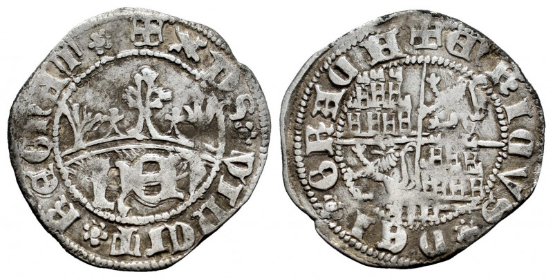 Kingdom of Castille and Leon. Henry IV (1399-1413). 1/2 real. Segovia. (Bautista...