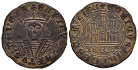 Kingdom of Castille and Leon. Henry IV (1399-1413). Cuartillo. Jaén. (Bautista-1013 var). Anv.: + ENRICVS : CARTVS : DEI : GRA. Rev.: + ENRICVS : DEI ...