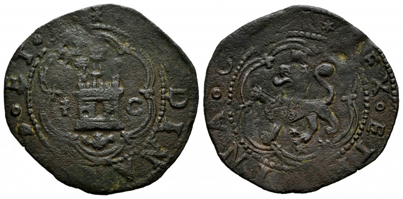 Catholic Kings (1474-1504). 4 maravedis. Cuenca. (Cal-131). Ae. 3,97 g. Almost V...